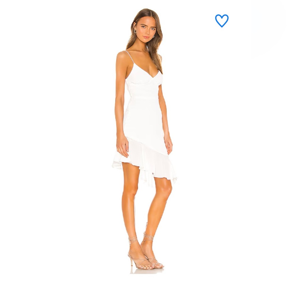 *NWT* White Asymmetrical Dress